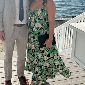 ASTR The Label Floral Midi Dress M